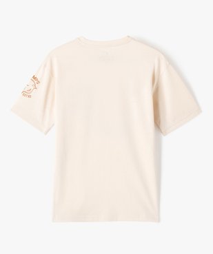 Tee-shirt à manches courtes avec motifs contrastants garçon - Camps United vue4 - CAMPS UNITED - GEMO