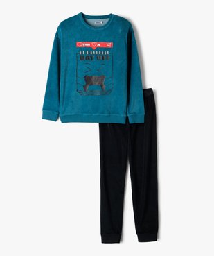 Pyjama garçon bicolore avec motif manette de jeu vue1 - GEMO (JUNIOR) - GEMO