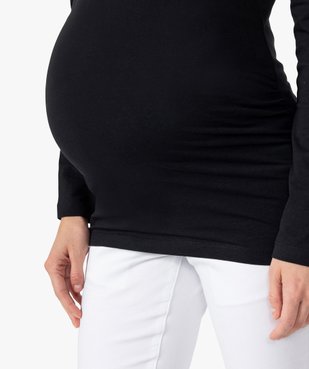 Tee-shirt de grossesse à manches longues vue2 - GEMO 4G MATERN - GEMO