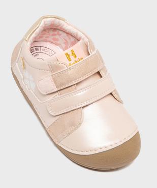 Chaussures premiers pas souples et légères bébé fille - Hobiz vue5 - HOBIZ - GEMO