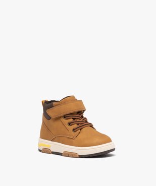 Boots doublé fermeture scratch bébé garçon vue2 - GEMO(BEBE DEBT) - GEMO
