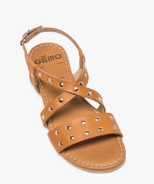 Sandales fille avec clous métalliques vue5 - GEMO (ENFANT) - GEMO