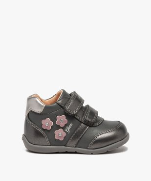 Chaussures bébé fille à scratch décor fleurs - Geox vue1 - GEOX - GEMO