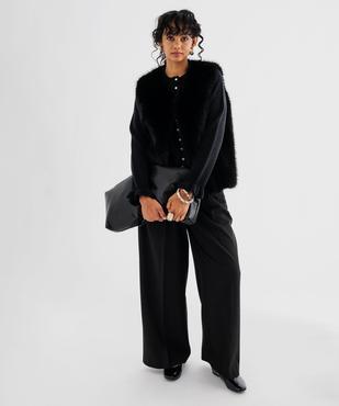 Gilet avec finitions froncées femme vue4 - GEMO(FEMME PAP) - GEMO