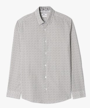 Chemise homme à motifs coupe slim vue4 - GEMO (HOMME) - GEMO