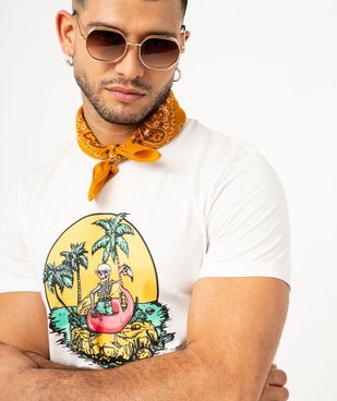 Tee-shirt manches courtes imprimé homme vue2 - GEMO (HOMME) - GEMO