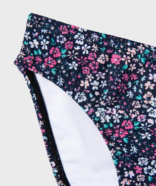 Maillot de bain 2 pièces à fleurs et volants fille vue3 - GEMO (ENFANT) - GEMO