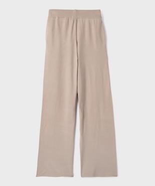 Pantalon ample en maille fluide fille vue3 - GEMO (JUNIOR) - GEMO