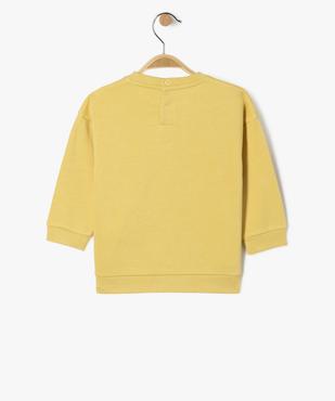 Sweat en molleton imprimé bébé garçon  vue3 - GEMO 4G BEBE - GEMO