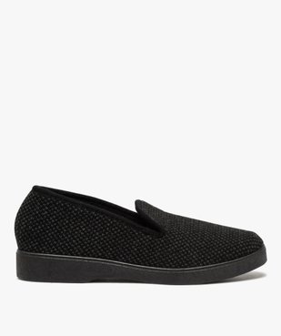 Pantoufles homme style charentaises dessus maille piquée vue1 - GEMO C4G HOMME - GEMO