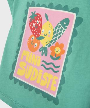 Tee-shirt manches courtes  vue3 - GEMO 4G BEBE - GEMO