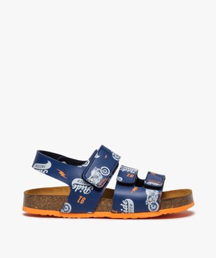 Sandales garçon imprimées à brides scratch vue1 - Nikesneakers (ENFANT) - Nikesneakers
