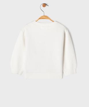 Pull en maille épaisse avec message bébé fille vue3 - GEMO(BEBE DEBT) - GEMO