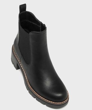 Chelsea boots à semelle crantée femme - 5 Miles vue5 - 5 MILES GEMO FOR GOOD - GEMO