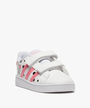 Tennis fille à scratch imprimées Minnie - Adidas vue2 - ADIDAS - GEMO
