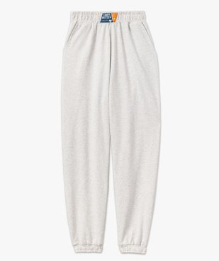 Jogging en molleton fin chiné à taille élastiquée femme - Camps United vue4 - CAMPS - GEMO
