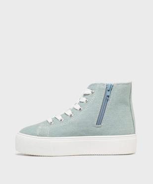Baskets montantes en toile à semelle plateforme fille - Lovely Wings vue3 - LOVELY WINGS - GEMO