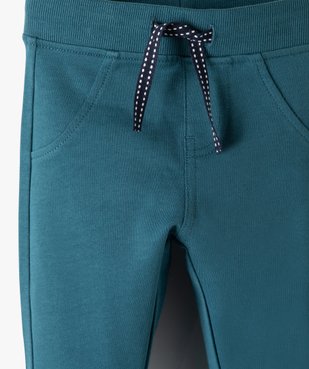 Pantalon de jogging bébé uni vue2 - GEMO C4G BEBE - GEMO