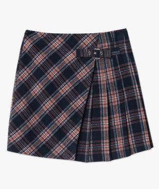 Jupe femme courte à carreaux style écossais vue4 - GEMO(FEMME PAP) - GEMO