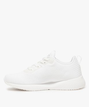 Tennis femme à lacets extra légères en mesh – Skechers Bobs vue3 - SKECHERS - GEMO