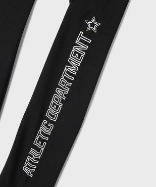 Legging de sport fille avec inscription vue2 - GEMO 4G FILLE - GEMO