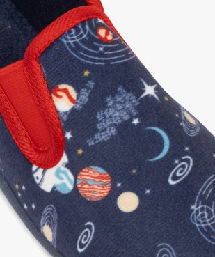 Chaussons garçon pantoufles à motif spatial vue6 - GEMO 4G GARCON - GEMO