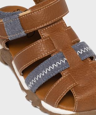 Sandales à brides bi-matières garçon - Buggy vue6 - BUGGY - GEMO