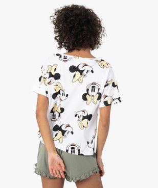 Pyjashort femme avec motif Minnie - Disney vue3 - DISNEY DTR - GEMO