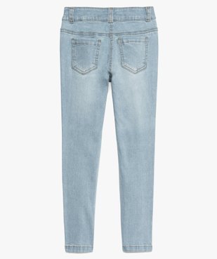 Jean fille coupe skinny en matière extensible vue3 - GEMO (ENFANT) - GEMO