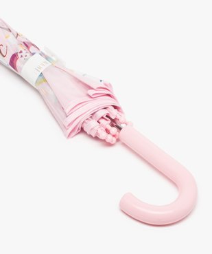 Parapluie fille transparent à motif licorne vue2 - GEMO (ACCESS) - GEMO