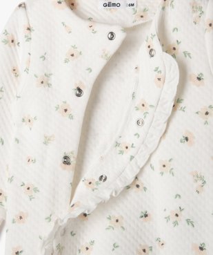 Ensemble 3 pièces pyjama + body manches longues + bavoir bébé vue5 - GEMO(BB COUCHE) - GEMO