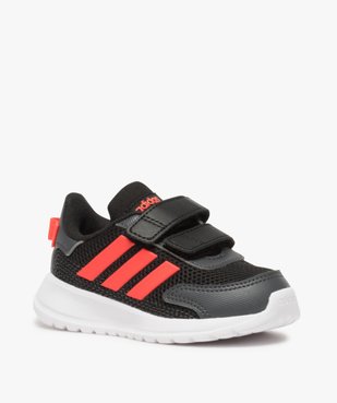 Baskets bébé garçon bi-matières à scratch - Adidas vue2 - ADIDAS - GEMO
