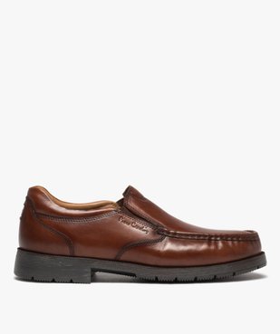 Mocassins homme unis à talon plat - Pierre Cardin vue1 - PIERRE CARDIN D - GEMO