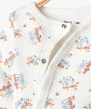 Ensemble 3 pièces spécial nuit bébé garçon vue5 - GEMO(BB COUCHE) - GEMO