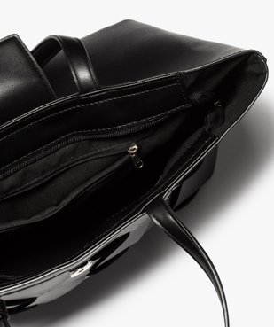 Sac femme avec devant tressé vue3 - GEMO (ACCESS) - GEMO
