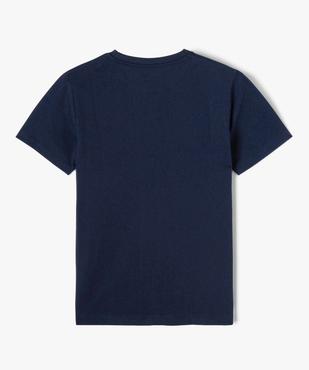 Tee-shirt imprimé manches courtes garçon vue4 - GEMO 4G GARCON - GEMO