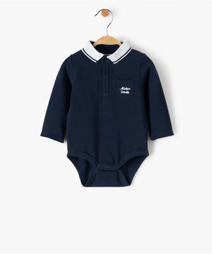 Ensemble bébé garçon 2 pièces : body + pantalon motif ours vue3 - GEMO(BB COUCHE) - GEMO