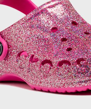 Sabots souples pailletés dessus perforé fille - Crocs vue6 - CROCS - GEMO
