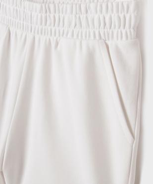 Short en maille coupe ample avec taille élastique fille vue2 - GEMO 4G FILLE - GEMO