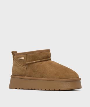 Boots fourrées plateforme femme - LuluCastagnette vue2 - LULUCASTAGNETTE - GEMO