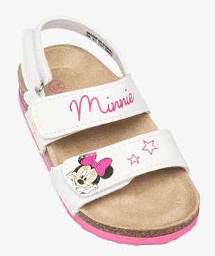 Sandales bébé fille à scratch imprimées Minnie - Disney vue5 - MINNIE - GEMO