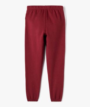 Pantalon de jogging molletonné fille vue4 - PREMIER PRIX BY GEMO - GEMO