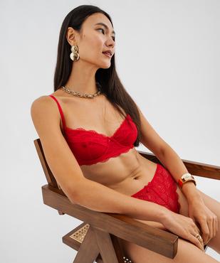 Soutien-gorge à armatures forme corbeille en dentelle vue5 - GEMO(HOMWR FEM) - GEMO
