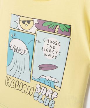 Tee-shirt manches courtes avec motif surf bébé garçon vue2 - GEMO 4G BEBE - GEMO