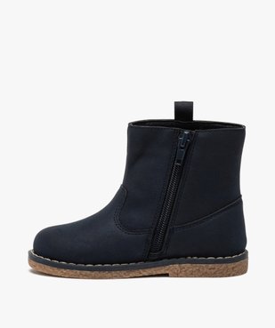 Boots fille unies avec étoiles pailletées – LuluCastagnette vue3 - LULU CASTAGNETT - GEMO