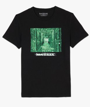 Tee-shirt homme manches courtes imprimé - Matrix vue4 - MATRIX - GEMO