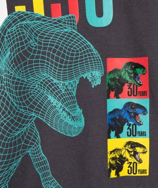 Tee-shirt garçon à manches longues imprimé - Jurassic Park vue3 - JURASSIC PARK - GEMO