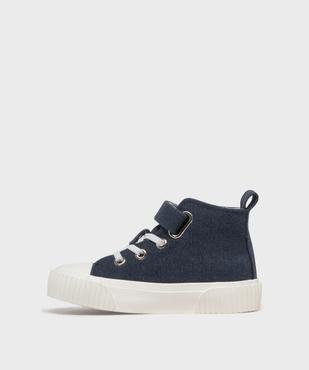 Baskets montantes en toile fermeture scratch garçon - 5 Miles vue3 - 5 MILES GEMO FOR GOOD - GEMO