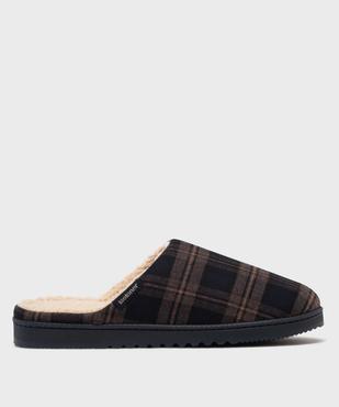 Chaussons mules à motif tartan homme - Isotoner vue1 - ISOTONER - GEMO