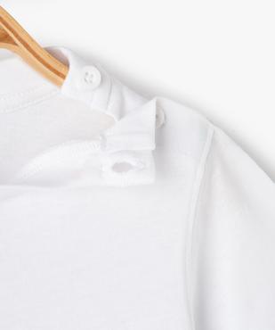 Tee-shirt manches courtes à message fantaisie bébé garçon vue2 - GEMO(BEBE DEBT) - GEMO